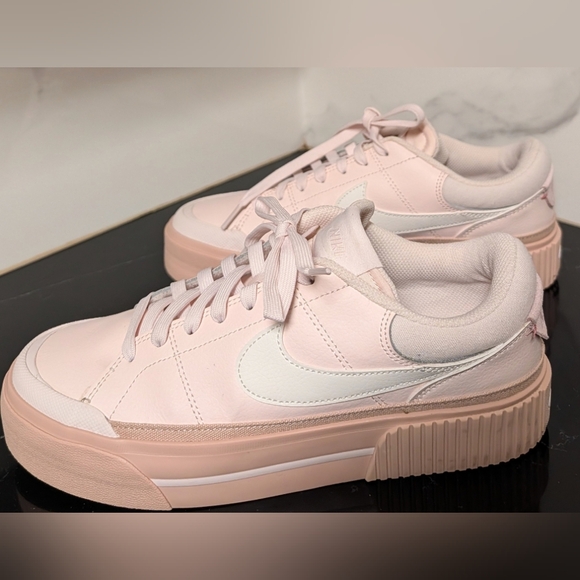 Nike Wmns Court Legacy Lift 'Light Soft Pink’ Sneakers Size 9.5 MSRP $94.99 - Picture 6 of 11